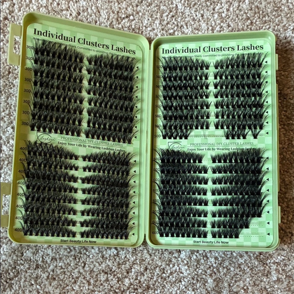 Individual Cluster Lashes - Black - Lash Sun